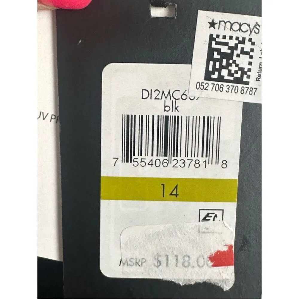 DKNY NWT size 14 black one piece swimsuit - Picture 5 of 6